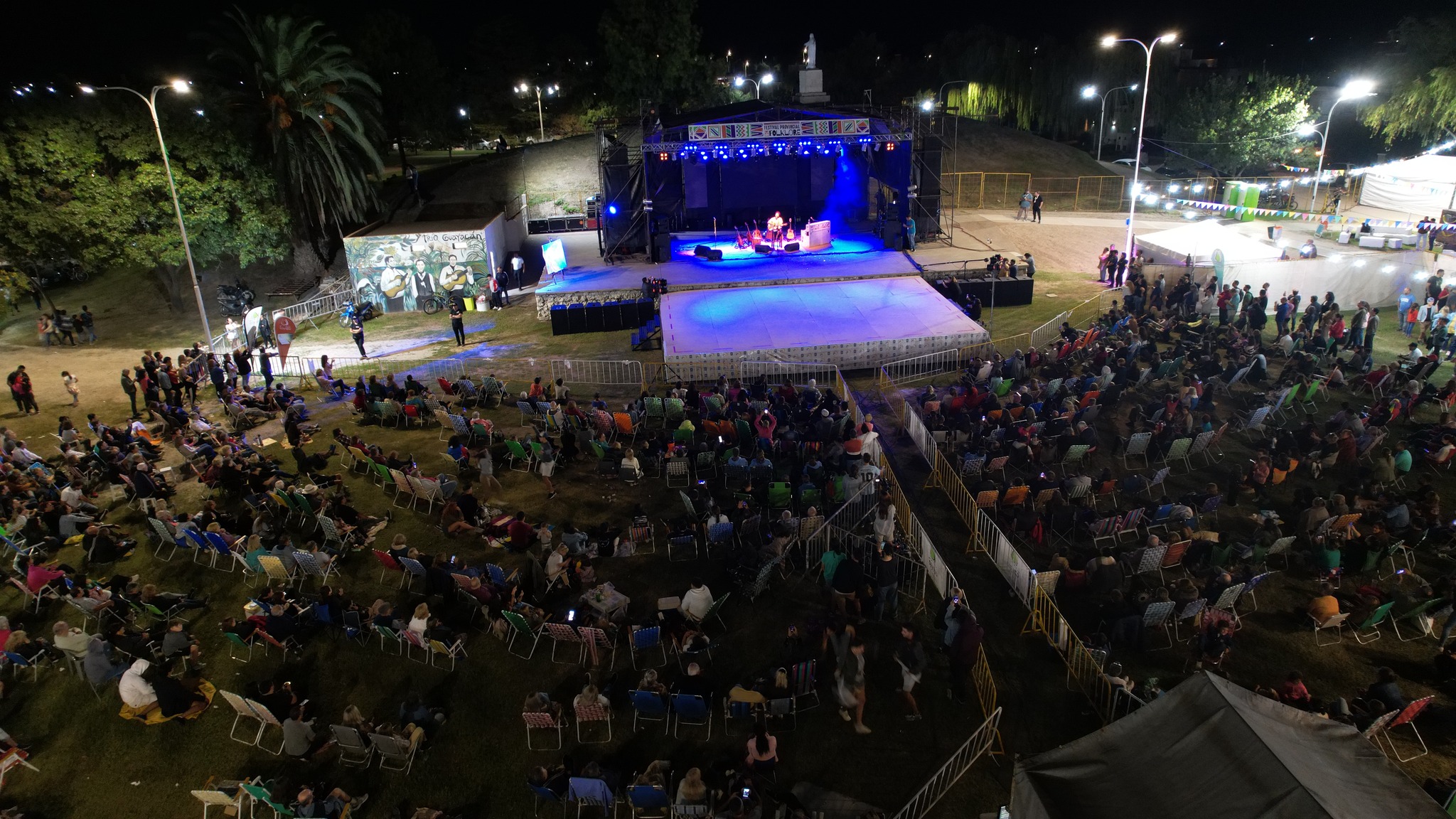 Festival provincial de folclore: Más de 250 artistas locales y regionales brillaron en el escenario Trío Guayacán, cautivando a un gran marco de público que disfrutó de ambas jornadas