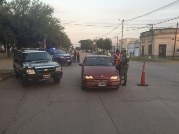 Marcos Juárez: Operativos de control, tránsito municipal, personal policial y Gendarmería Nacional