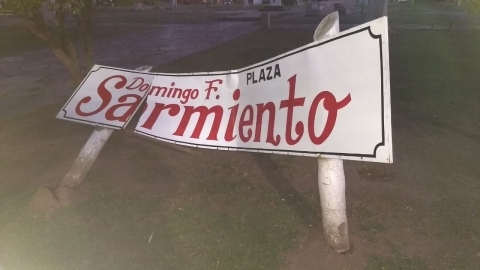 Marcos Juárez: vandalismo en Plaza Sarmiento