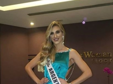 La marcosjuarense Sol Bonfigli participó en el concurso de Reina Internacional del Cacao en Venezuela
