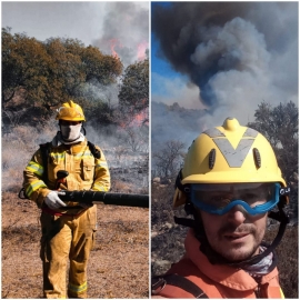 “Muchos jóvenes crearon sus propias herramientas para ayudarnos”, dijo el bombero Germán Trigos