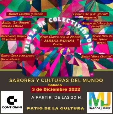 Sabores y Culturas del Mundo 2022 este sábado 03