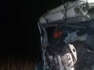 Marcos Juárez: accidente múltiple entre camiones con un conductor fracturado