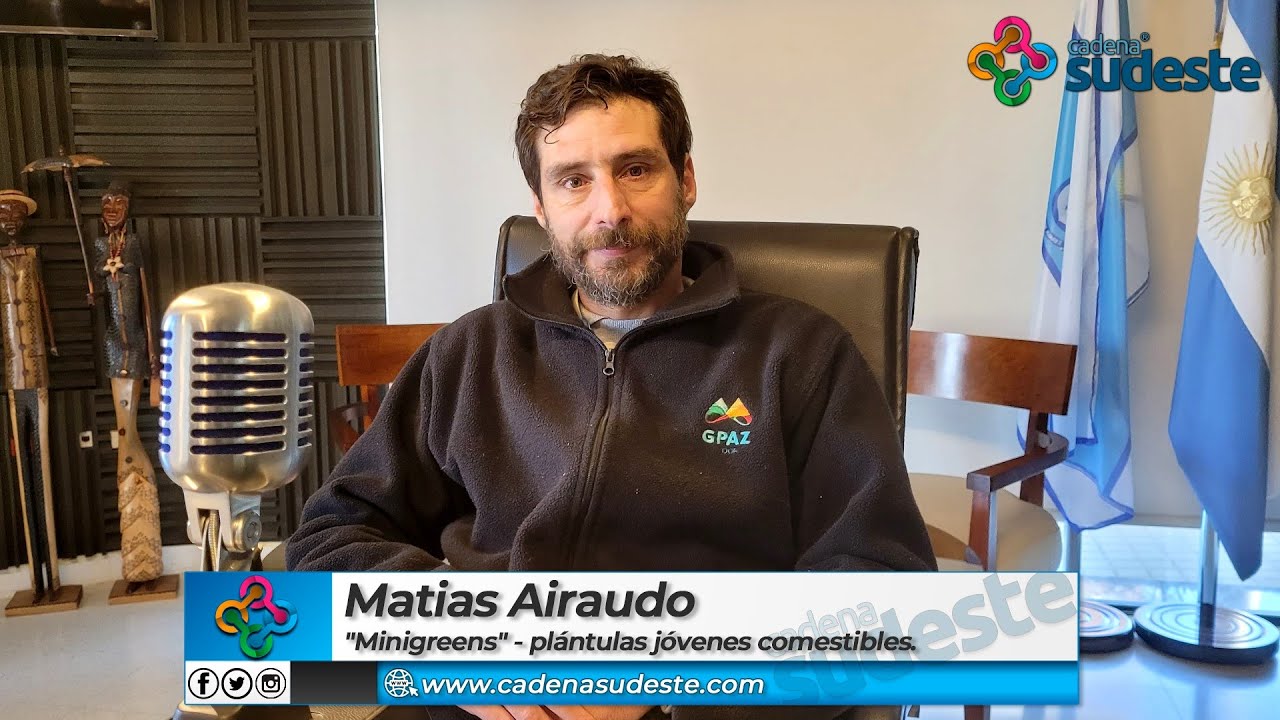 Matías Airaudo: MiniGreens, está posicionándose como un referente en la producción de microgreens en Argentina