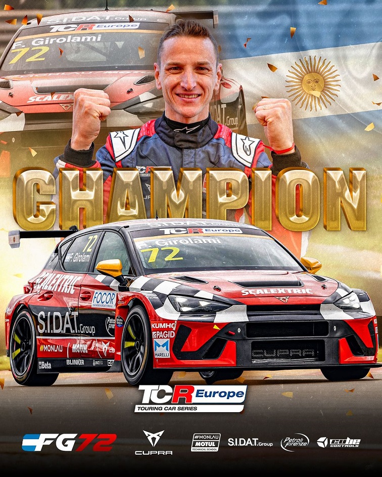 Franco Girolami tiene la mira puesta en un objetivo mayor: competir en el Mundial de TCR en 2025