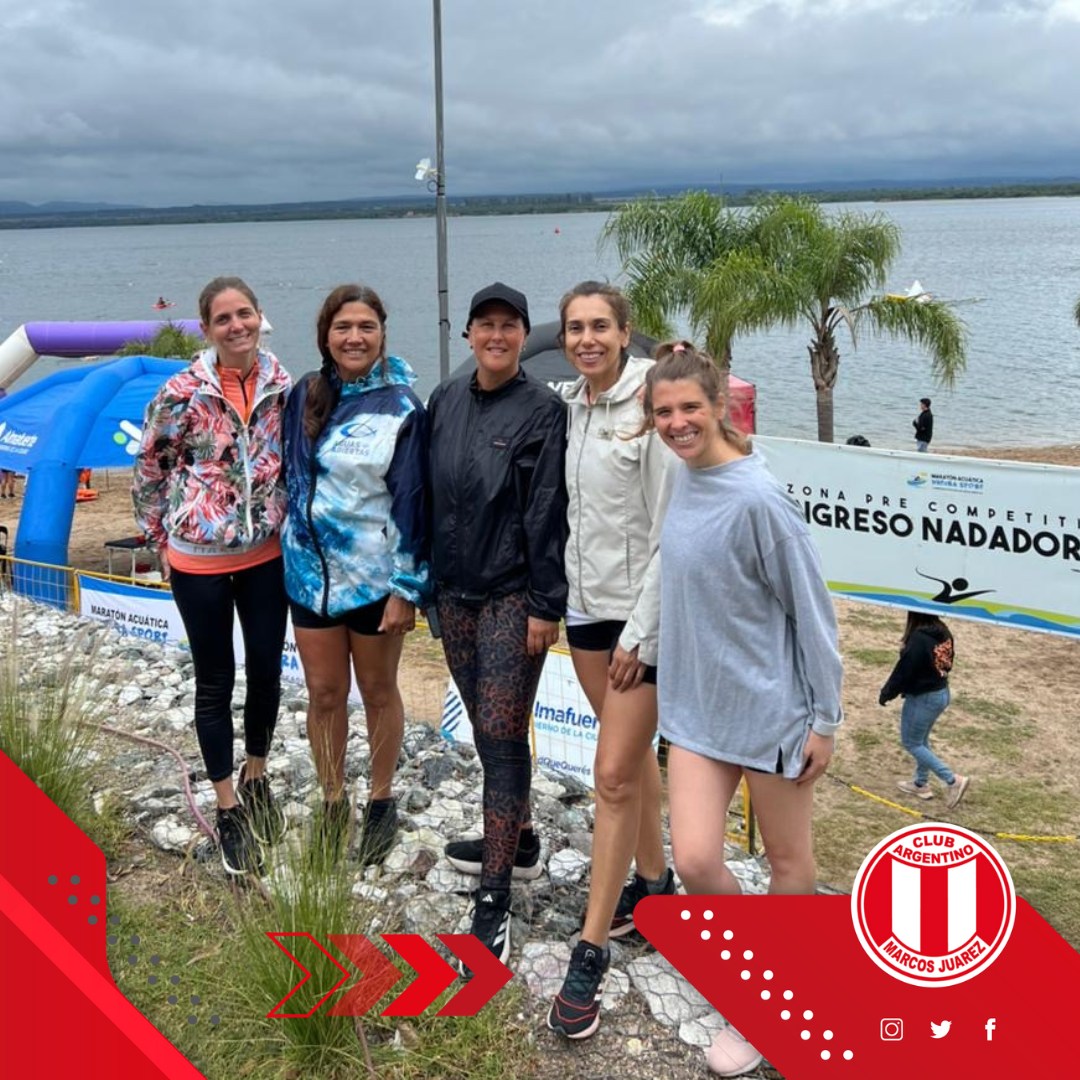 Gran desempeño de nadadores de Argentino en la primera fecha del campeonato de aguas abiertas 