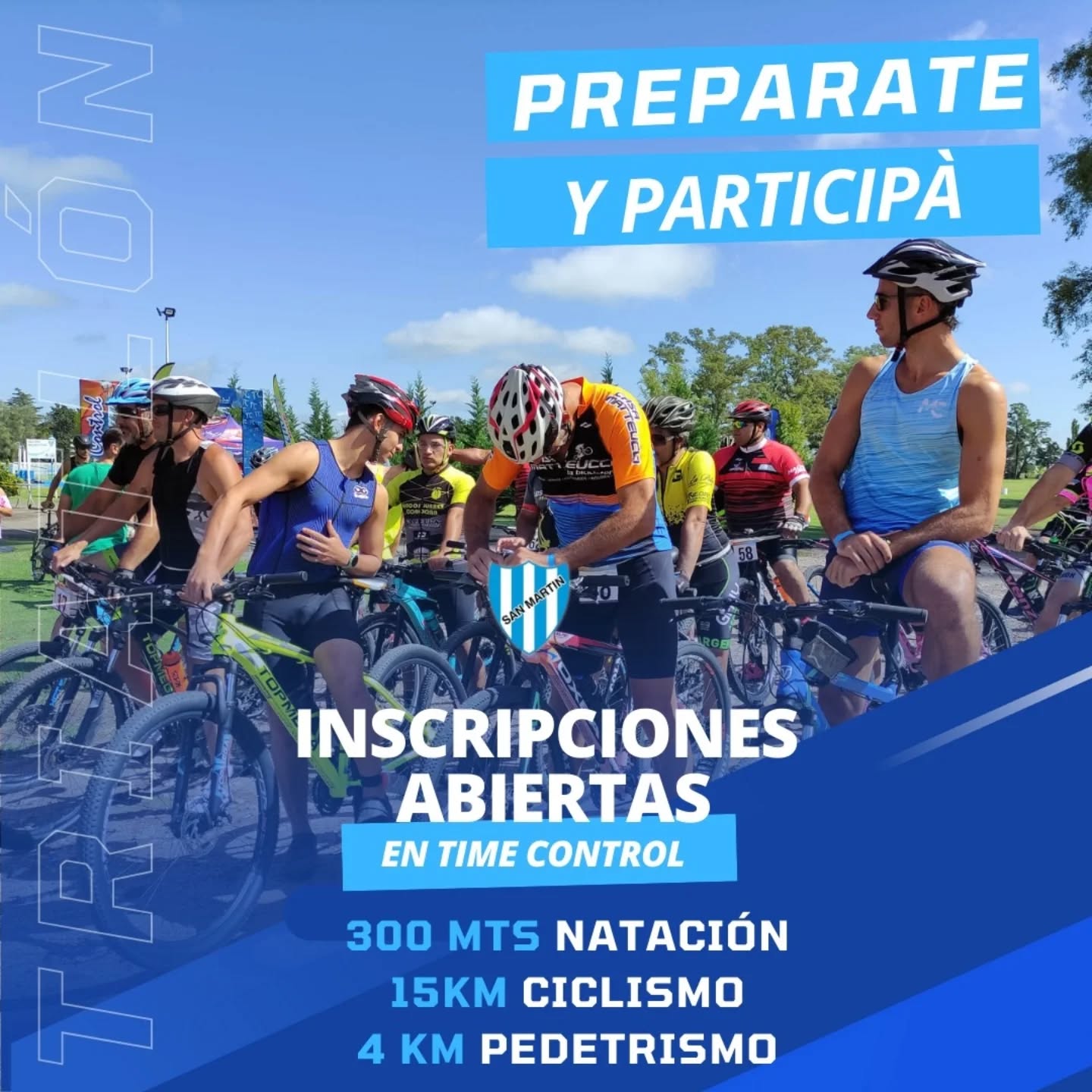 Se viene la 6ta edición del Triatlón 2025 en Club San Martín