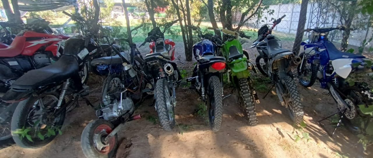 Secuestran nueve motocicletas y desarticulan encuentros ilegales en Saira