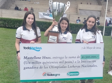 El IPEA 209 de Marcos Juárez fue la Ganadora de las Olimpíadas Lecheras Nacionales en San Francisco