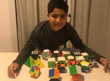 Lautaro: Empecé el cubo Rubik como un juego y ahora me apasiona la competencia