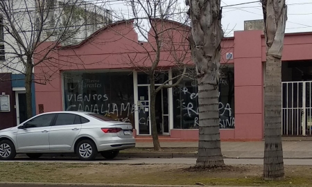 Vandalismo en el local de Florería Marentes