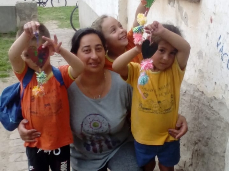 Delia Rosso fue la ganadora del Viaje a Las Cataratas y Lila Casas de la bicicleta.