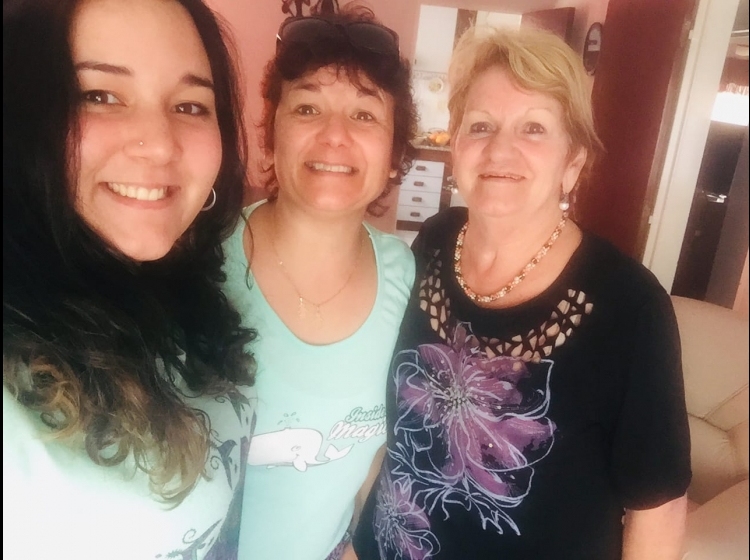 Delia Rosso fue la ganadora del Viaje a Las Cataratas y Lila Casas de la bicicleta.