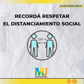 Ante la segunda ola, el municipio recomienda seguir con los cuidados 