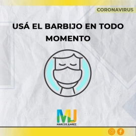 Ante la segunda ola, el municipio recomienda seguir con los cuidados 