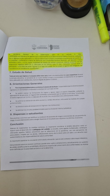 Miravalles: “Para los docentes y no docentes que no estén vacunados, se les pedirá un PCR cada 7 días”