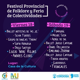 “El Festival Provincial de Folklore es para los artistas una salida de la abstinencia de escenario”, expresó Avalle
