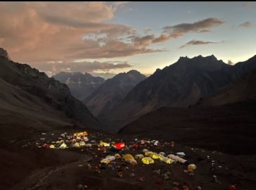 “Es un 50 cabeza, 50 físico”, dijo Cecilia Giouse quien escaló el Aconcagua y fue reconocida por el municipio