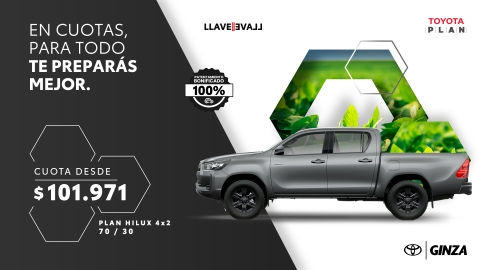 Ginza presenta Toyota Plan, la manera más fácil para tener un Toyota Cero Kilómetro