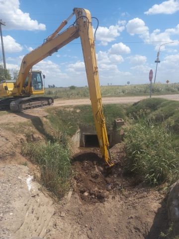 Limpiaron el desagüe sureste que estaba obstruido por la gran cantidad de basura arrojada