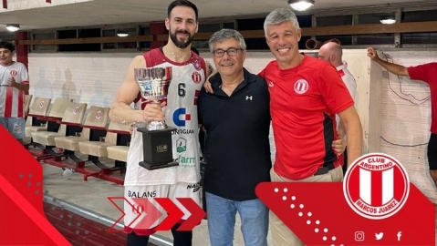 Argentino se consagró campeón de la temporada 2023 de la Asociación sudeste de básquet