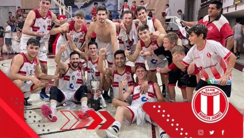 Argentino se consagró campeón de la temporada 2023 de la Asociación sudeste de básquet