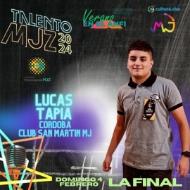 El varillense Marcos Martínez fue el ganador de Talento Marcos Juárez 2024