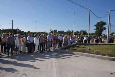 Inauguraron la Plaza Genola en el marco del hermanamiento con la comuna de Genola, Italia